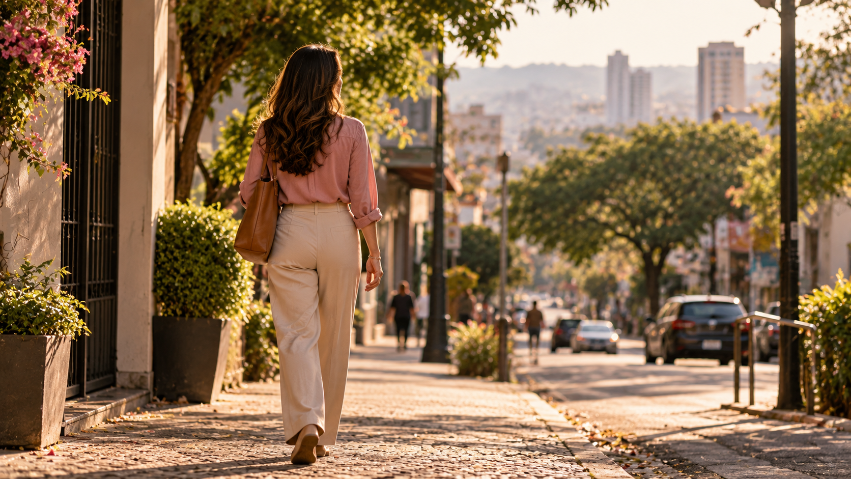Mulher sentada junto a uma janela, olhando pensativamente para o horizonte. Sobre a mesa estão uma Bíblia aberta, um caderno e uma xícara de café, representando a busca por sabedoria e direção de Deus em tempos de incerteza.